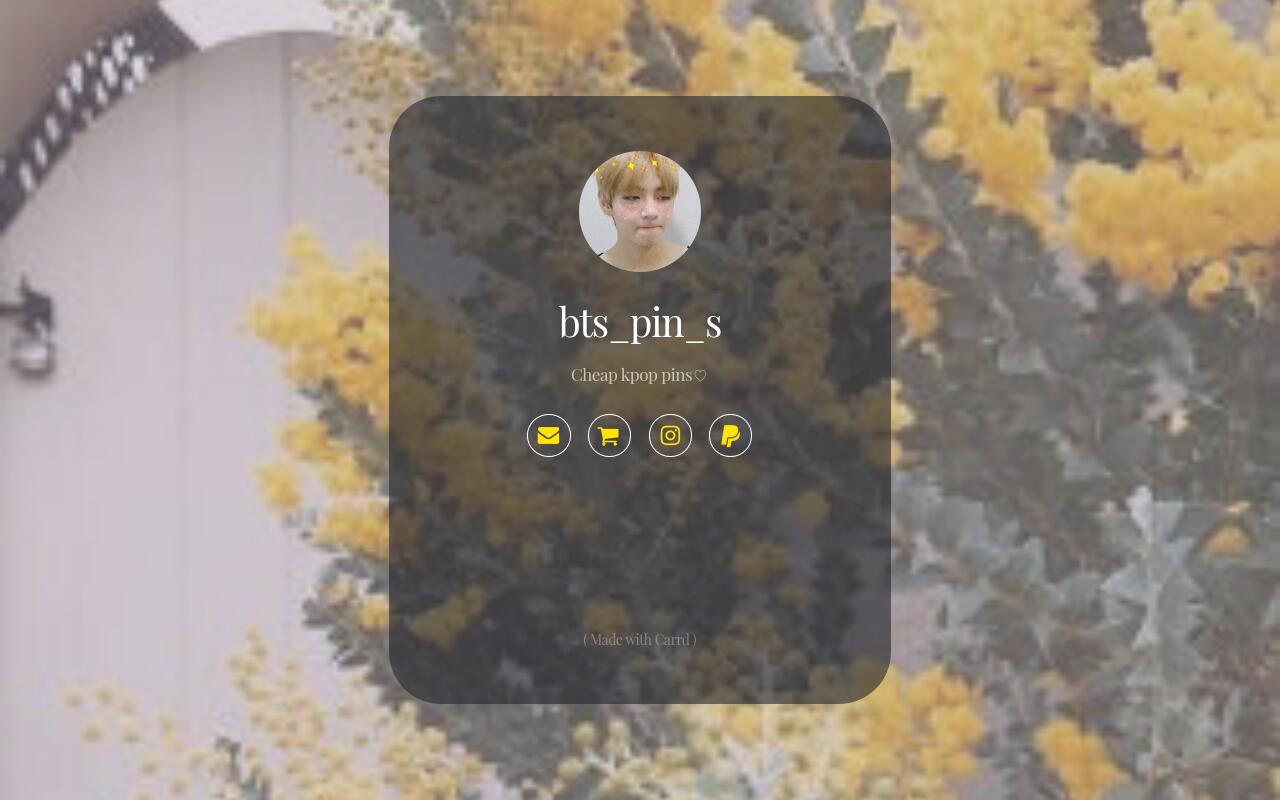 Carrd profile picture for @buy